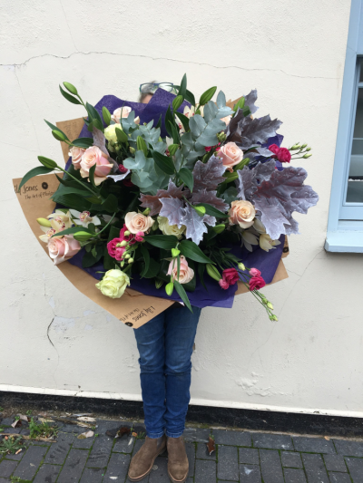 Go Big or Go Home - This special bouquet will WOW , Using quality roses. lily's, orchids and bespoke foliage. Leave it to us to impress.